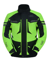 ADVANCE TOURING TEXTILE MOTORCYCLE JACKET FOR MEN – HI-VIS Jimmy Lee Leathers Club Vest