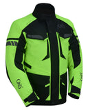 ADVANCE TOURING TEXTILE MOTORCYCLE JACKET FOR MEN – HI-VIS Jimmy Lee Leathers Club Vest