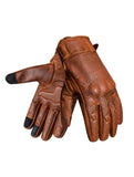 Deer Skin Protective Touch Screen Air-Flow Gel Pad Riding & Driving Gloves Jimmy Lee Leathers Club Vest