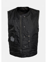 Jimmy Lee's Men's Gun Pocket Motorcycle Club Vest w/ 2 front pockets Single Panel Back Jimmy Lee Leathers Club Vest