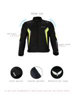 Men's CE Armored Nylon & Mesh Motorcycle Waterproof Biker Jackets CHOOSE COLOR Jimmy Lee Leathers Club Vest