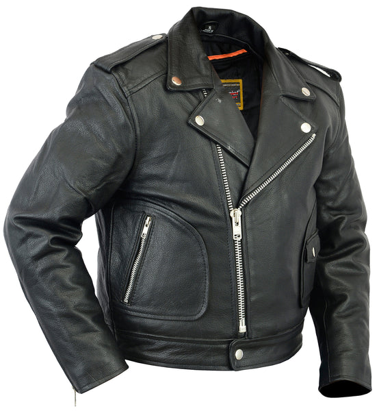 UNISEX KID'S M/C STYLE MOTORCYCLE JACKET