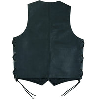 KIDS TRADITIONAL STYLE LEATHER SIDE LACE VEST