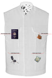 MEN’S MODERN UTILITY STYLE CANVAS MOTORCYCLE VEST